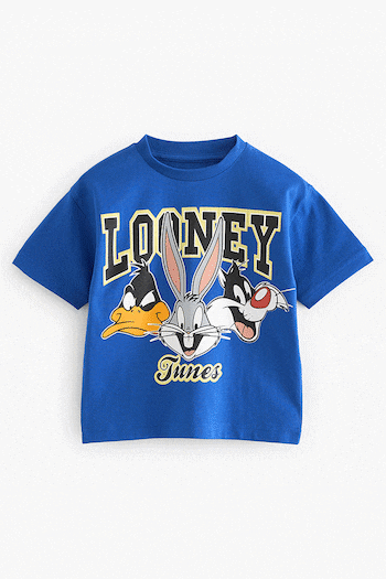 Cobalt Blue Looney Tunes Short Sleeve T-Shirt (3mths-8yrs) (407859) | £9 - £11