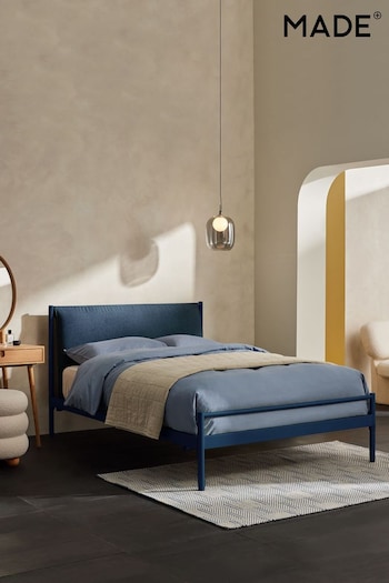 MADE.COM Blue Carouso Bed (408406) | £449 - £549