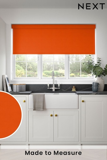 Orange/Red Glow Made to Measure Blackout Roller Blind (408420) | £55