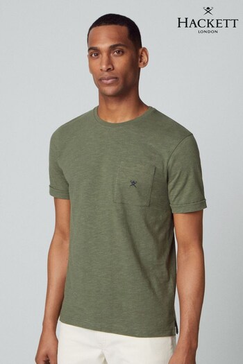 Hackett London Men Green T-Shirt (409042) | £70