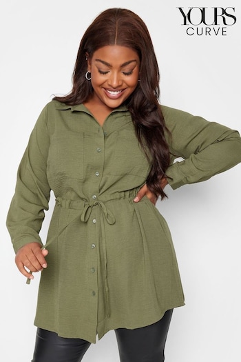 Yours Curve Green Utility Tunic (409276) | £29