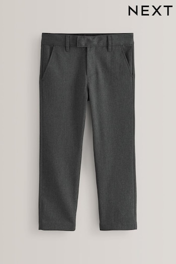 Grey Slim Waist School Formal Slim Leg Trousers (3-17yrs) (409316) | £9 - £18
