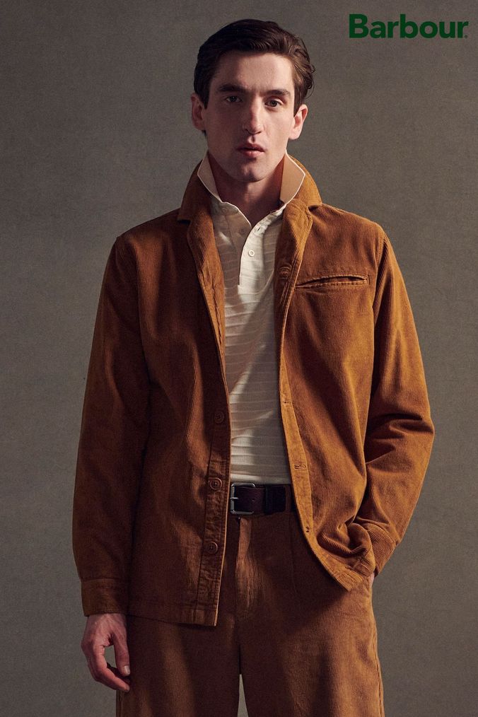 Barbour shirts store mens gold