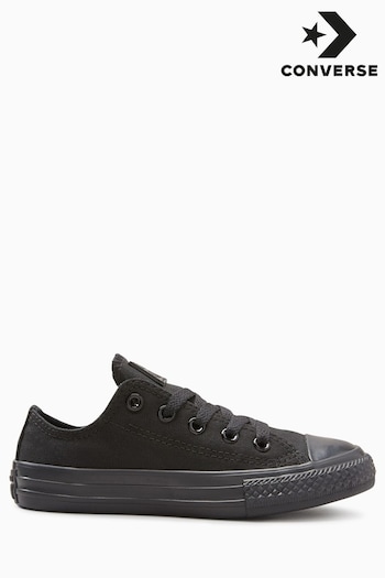 Converse Black Chuck Taylor All Star Ox Junior Trainers (410089) | £37