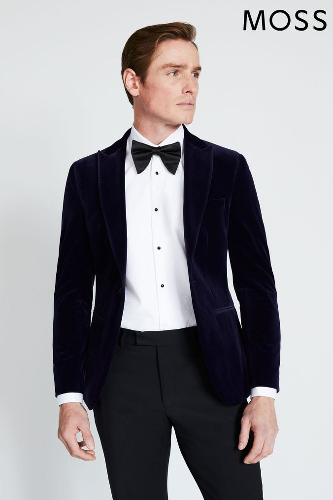Next mens new arrivals velvet jacket