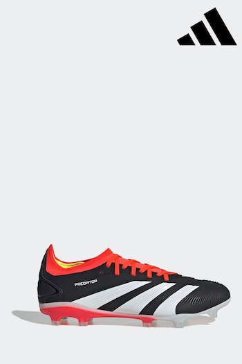 adidas Black Predator 24 Pro Firm Ground Football Boots (411069) | £130