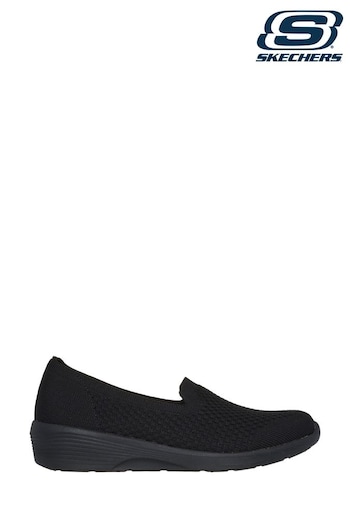Skechers Black Arya Clear Skies Shoes (411433) | £54