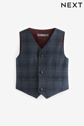 Grey Check Waistcoat (412632) | £12 - £13