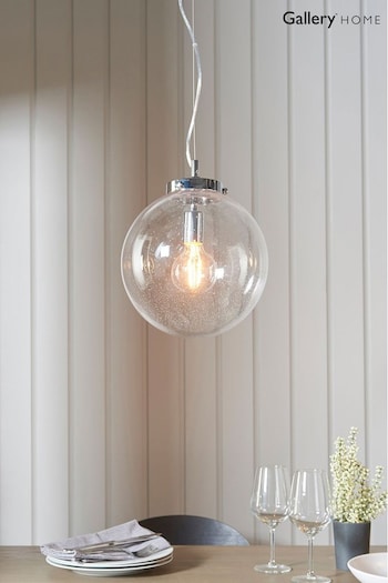 Gallery Home Silver Mazzy Ceiling Light Pendant (413203) | £120
