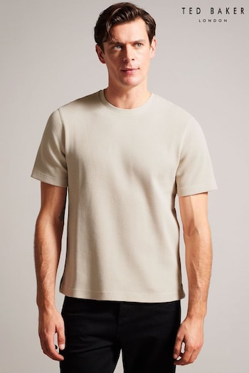 Ted Baker Regular Cream Frute Textured T-Shirt (413241) | £45