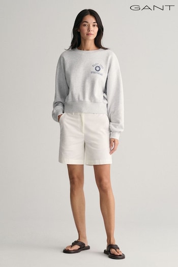 GANT Cotton Twill Chino White Shorts (413486) | £95