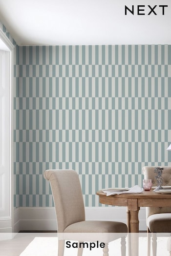 Blue Next Optimism Stripe Wallpaper (413813) | £1