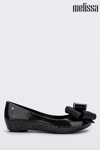 Melissa Ultragirl Sash Bow Black University Shoes (414162) | £70