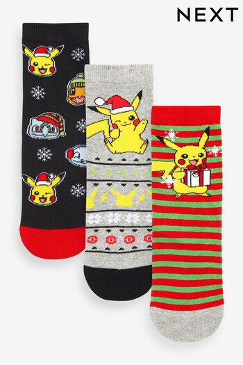 Christmas Pokémon License Socks 3 Pack (414226) | £8 - £10