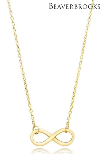 Beaverbrooks 9ct Gold Infinity Necklace (414319) | £150