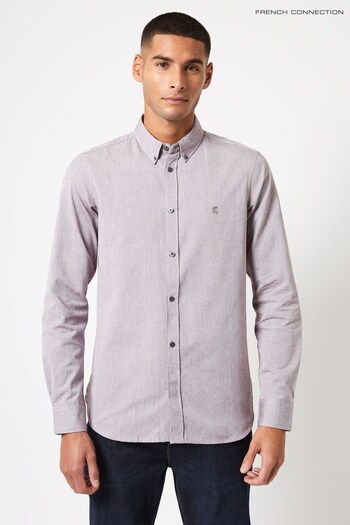 French Connection Natural Oxford Long Sleevve Shirt (414547) | £30