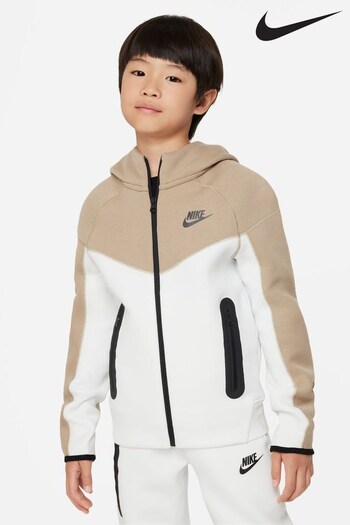 Nike baseball White/Neutral Tech Fleece Zip Through Hoodie (415284) | £83