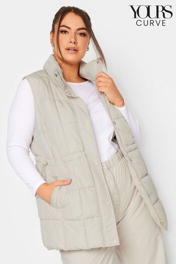 Yours Curve Flex Lightweight Quilted Gilet (415370) | £55