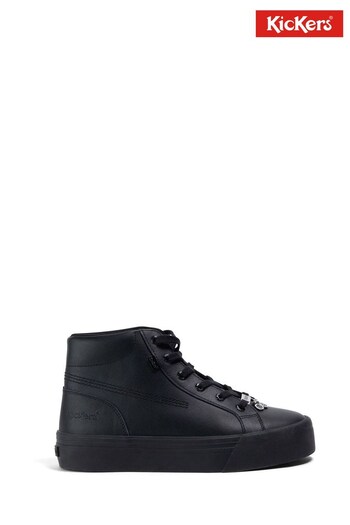 Kickers casuals Adult Tovni Hi Stack Black Shoes Running (416084) | £75