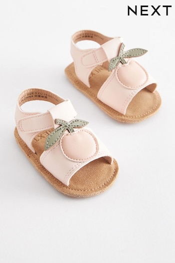 Peach Pink Character Baby Sandals (0-24mths) (416147) | £10