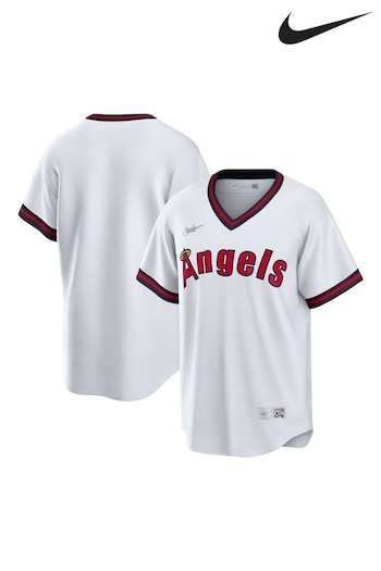 Nike White California Angels Victory Nike Cooperstown Jersey (416186) | £105