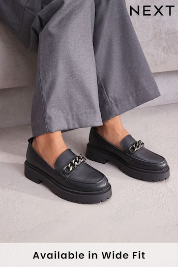 Black/Pewter Forever Comfort® Chunky Loafers (416622) | £38