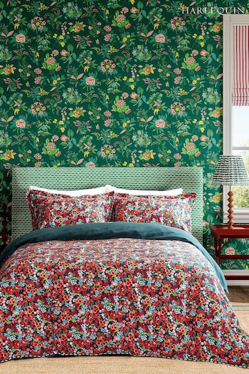 Harlequin Multi Wildflower Meadow Duvet Cover and Pillowcase Set (416697) | £95 - £160