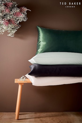 Ted Baker Green 100% Mulberry Silk Pillowcase (417154) | £65