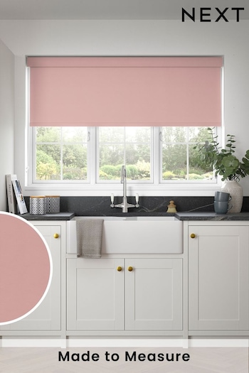 Blush Pink Glow Made to Measure Roller Blind (417338) | £55