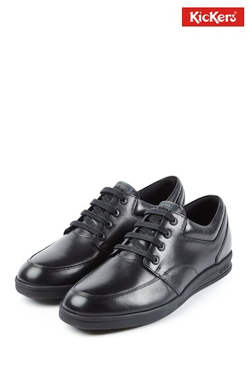 Kickers® Black Troiko Lace Shoes Mid (417458) | £70