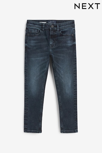 Inky Blue Skinny Fit Cotton Rich Stretch Nudie Jeans (3-17yrs) (417480) | £11 - £16