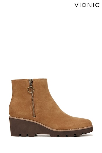 Vionic Hazal Suede Ankle Brown Boots (417524) | £170