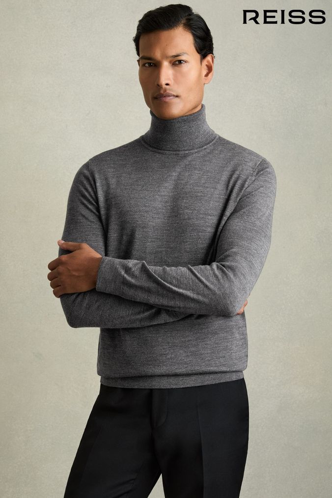 Mens roll hotsell neck jumper next
