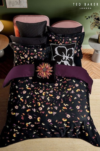 Ted Baker Black Chrysanthemum Cushion (417969) | £50