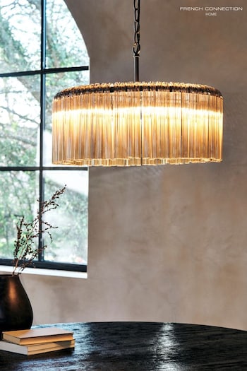 French Connection Clear Sunaha Ceiling Light (418118) | £280