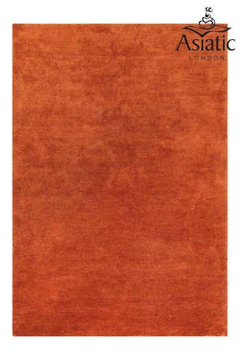 Asiatic Rugs Rust Brown Milo Soft Touch Lustre Rug (418237) | £112 - £318