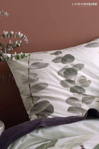 Linen House White Alice Large Floral Pillowcase Sham (418295) | £9.50