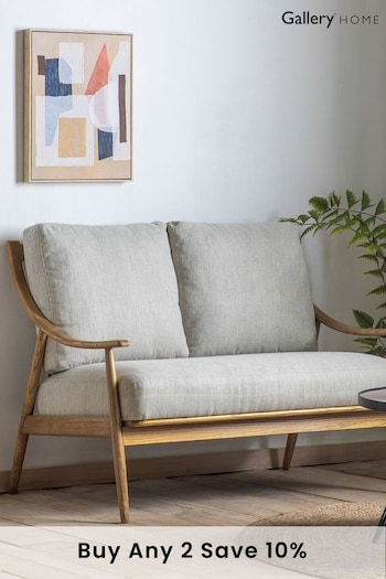 Gallery Home Natural Rawlins 2 Seater Sofa (418533) | £1,020