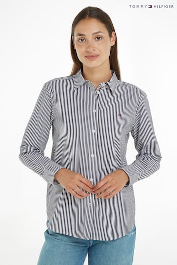 Tommy desert Hilfiger Blue Organic Cotton Relaxed Shirt (418776) | £110