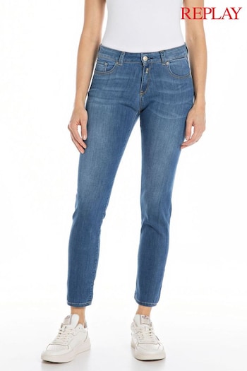 Replay Slim Fit Mid Blue Denim Jeans Watanabe (418899) | £120