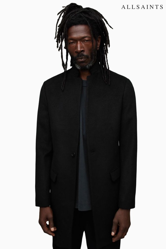 Next mens sale black coat