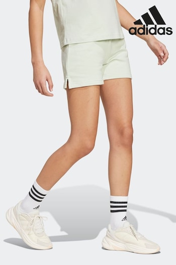 adidas Green Sportswear Essentials Linear French Terry Shorts (419084) | £23