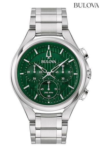 Bulova Gents Silver Tone Proprietary Curv Watch (419144) | £799