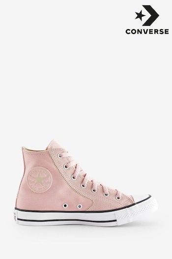 Converse Pink/White Chuck Taylor All Star High Top Trainers (419154) | £70