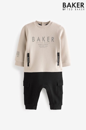 Baker by Ted Baker Stone Mockable Romper (419607) | £32 - £35