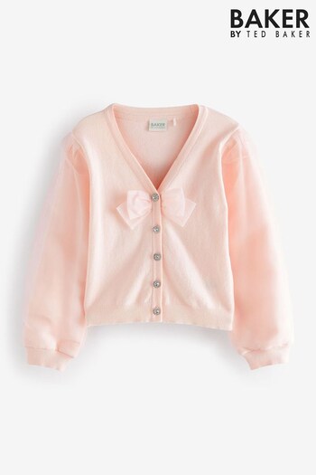 Baker by Ted Baker Pink Bow Cardigan (41Q569) | £25 - £32