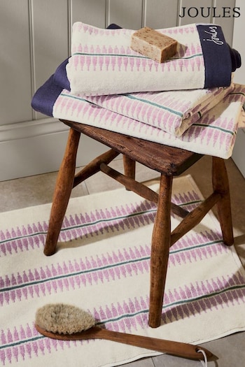 Joules Oat Fruity Stripe Towels (420070) | £16 - £40