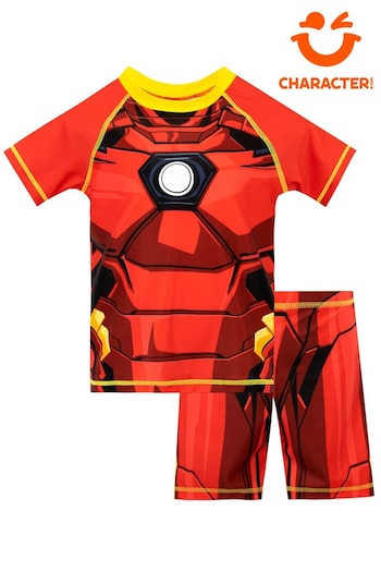 Character Red Iron Man Boy Swim Set (420270) | £23
