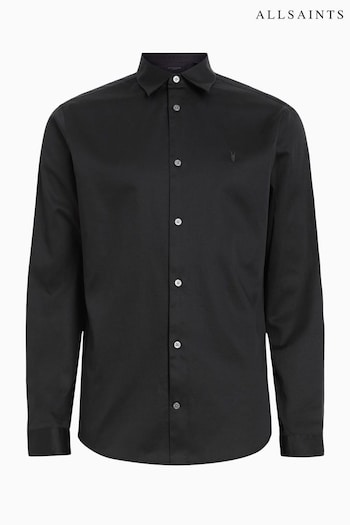 AllSaints Simmons Black Shirt (420398) | £99