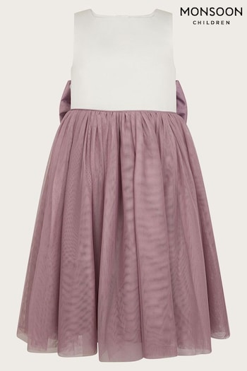 Monsoon Purple Georgia Tulle Bridesmaid Dress (420576) | £45 - £55